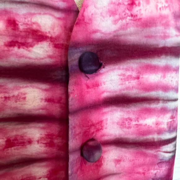 Tie Dyed Vest - Unisex - Purples & Pinks - Size Medium - Picture 4 of 11